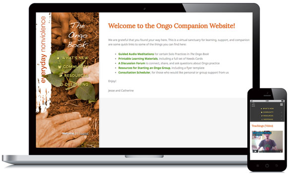 Ongo Companion Website preview